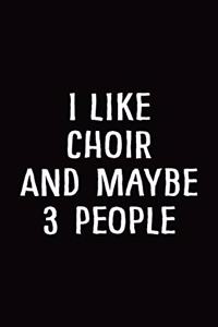 I Like Choir and Maybe 3 People