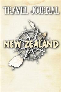 Travel Journal New Zealand: Travel Diary and Planner - Journal, Notebook, Book, Journey - Writing Logbook - 120 Pages 6x9 - Gift For Backpacker in New Zealand