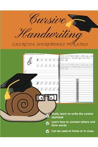 Cursive Handwriting Workbook For Kids Beginners