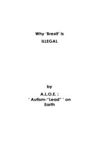 Why 'Brexit' is ILLEGAL