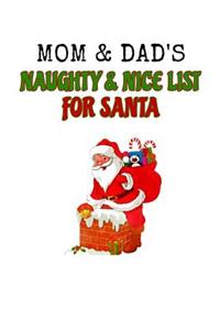 Mom and Dad's Naughty and Nice List for Santa