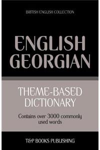 Theme-based dictionary British English-Georgian - 3000 words