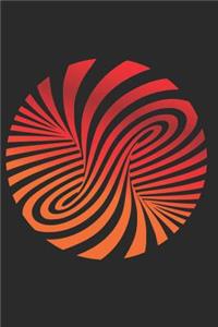 3D Swirl Vortex Notebook
