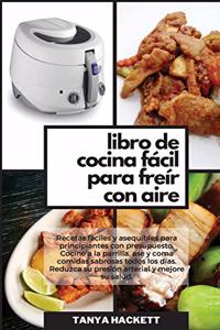 Libro de Cocina Fácil para Freír con Aire