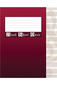 Blank Sheet Music - 12 Staves