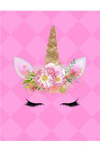 Unicorn Notebook - Wide Ruled