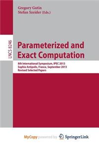 Parameterized and Exact Computation