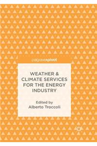 Weather & Climate Services for the Energy Industry