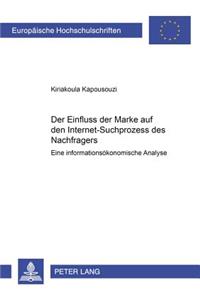Der Einfluss Der Marke Auf Den Internet-Suchprozess Des Nachfragers