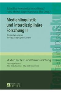 Medienlinguistik und interdisziplinaere Forschung II