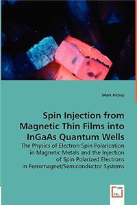 Spin Injection from Magnetic Thin Films into InGaAs Quantum Wells