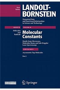 Molecular Constants