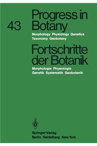 Progress in Botany/Fortschritte Der Botanik