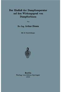 Der Einfluß Der Dampftemperatur Auf Den Wirkungsgrad Von Dampfturbinen