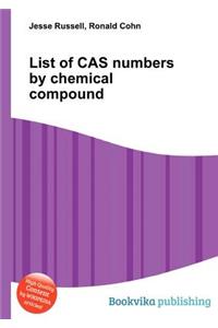 List of Cas Numbers by Chemical Compound