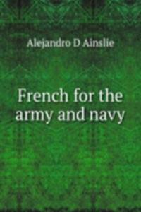 French for the army and navy