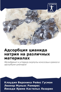 Адсорбция цианида натрия на различных мk