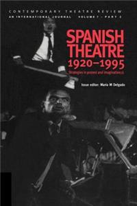 Spanish Theatre 1920-1995