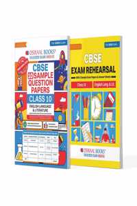 Oswaal CBSE Sample Question Papers & Exam Rehearsal Class 10 English (Set of 2 Books) For 2025 Board Exam
