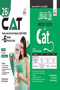 26 Years CAT Topic-wise Solved Papers (2019-1994) with 10 Practice Sets