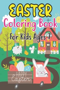 Easter Coloring Book For Kids Ages 7