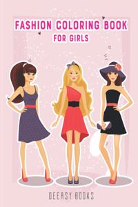 Fashion Coloring Book For Girls