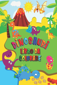 Dinosauri Libro da Colorare