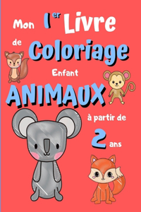 Mon 1er livre de coloriage enfant Animaux à partir de 2 ans