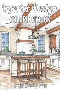 Interior Design Coloring Book