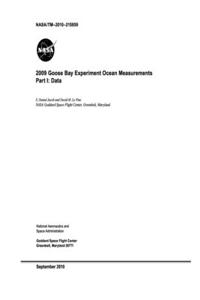 2009 Goose Bay Experiment Ocean Measurements. Part 1; Data