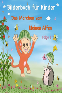 Bilderbuch für Kinder Das Märchen vom kleinen Affen