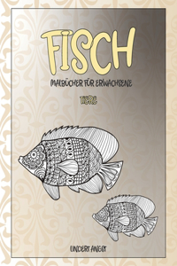Malbücher für Erwachsene - Lindert Angst - Tiere - Fisch