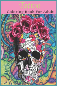 Tattoo coloring book for adult