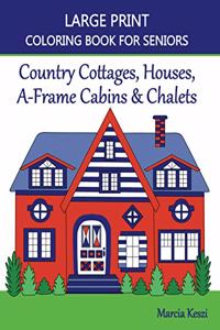 Large Print Coloring Book For Seniors