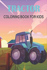 Tractor Coloring Book For Kids