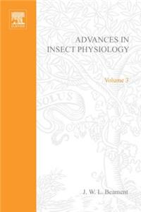 Advances in Insect Physiology Vol 3 APL