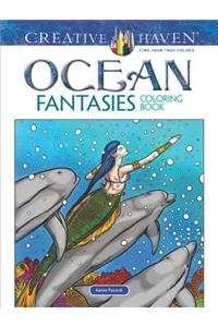 Creative Haven Ocean Fantasies Coloring Book