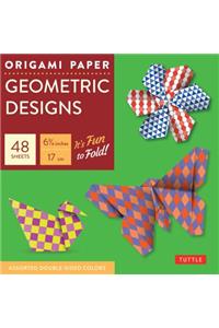 Origami Paper - Geometric Designs - 6 3/4 - 49 Sheets