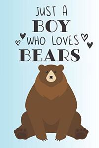 Just A Boy Who Loves Bears