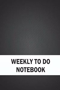 Weekly to Do Notebook