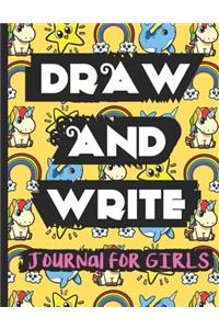 Draw and Write Journal for Girls
