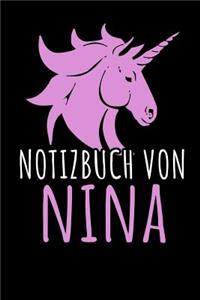 Notizbuch Von Nina