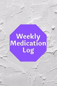 Weekly Medication Log