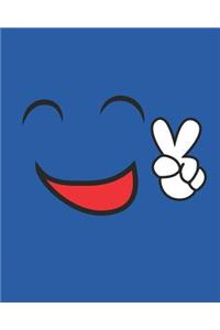 Smiley Face Blank Sketchbook