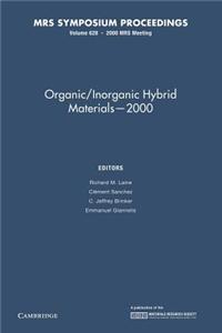 Organic/Inorganic Hybrid Materials 2000: Volume 628