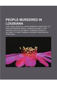 People Murdered in Louisiana