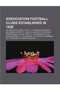 Association Football Clubs Established in 1928