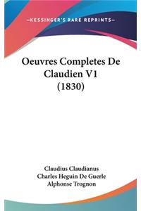 Oeuvres Completes De Claudien V1 (1830)