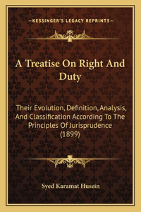 A Treatise On Right And Duty