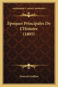 Epoques Principales De L'Histoire (1805)
